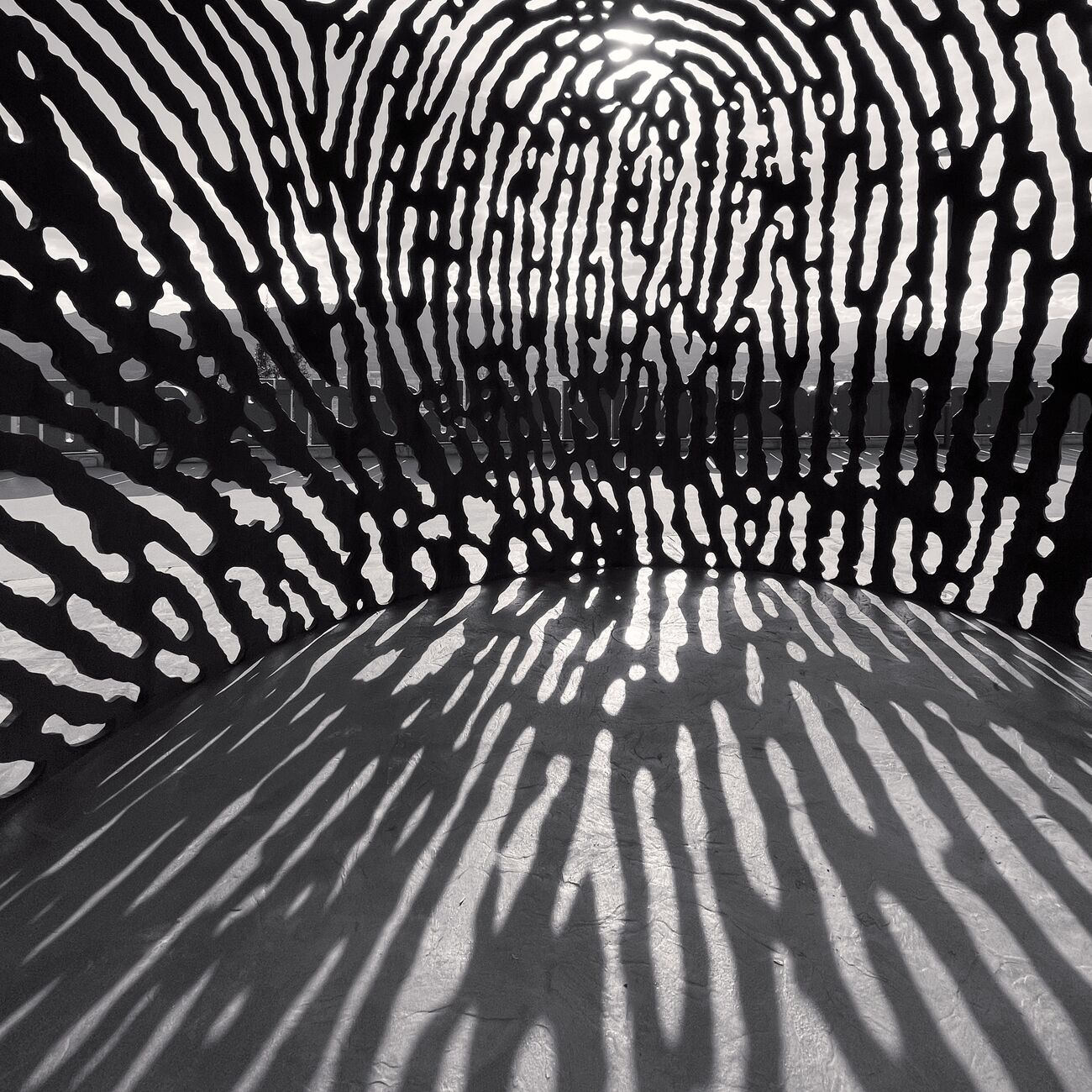 Aterpe Fingerprint Sculpture, Bilbao, Espagne. Février 2022. Ref-11591 - Denis Olivier Photographie