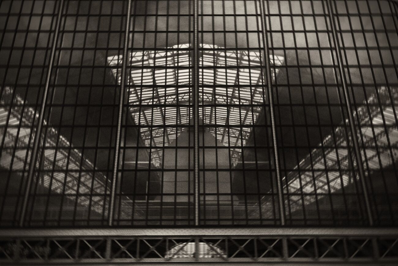 Station Glass Roof, Saint-Jean, Bordeaux, France. Mars 2020. Ref-1327 - Denis Olivier Photographie