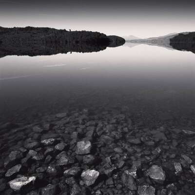 Immersed stones, Loch Garry