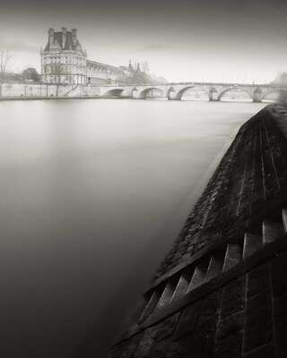 Louvre and Pont Royal, Paris