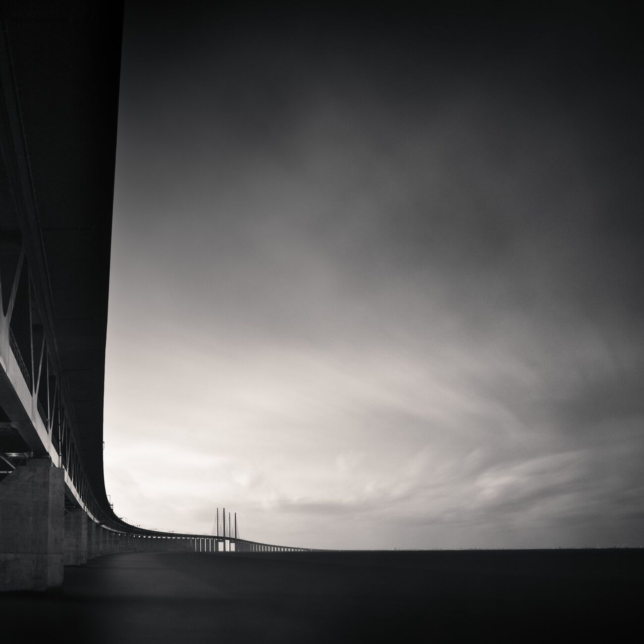 Øresund Bridge, Study 1, Malmö, Suède. Octobre 2008. Ref-1213 - Denis Olivier Photographie