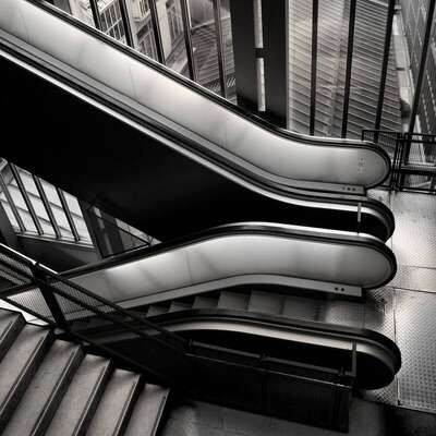Orsay museum escalator, Paris