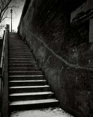 Quay Stairs, etude 2, Port Debilly, Paris