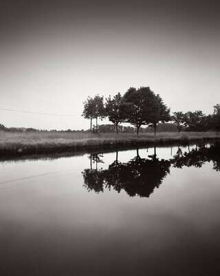 Reflecting Trees, Canal du Midi, Donneville