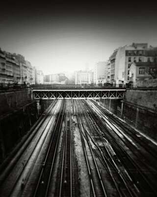 Saint-Lazare Railways, Paris, France. Février 2023. Ref-11671 - Denis Olivier Photographie d'Art