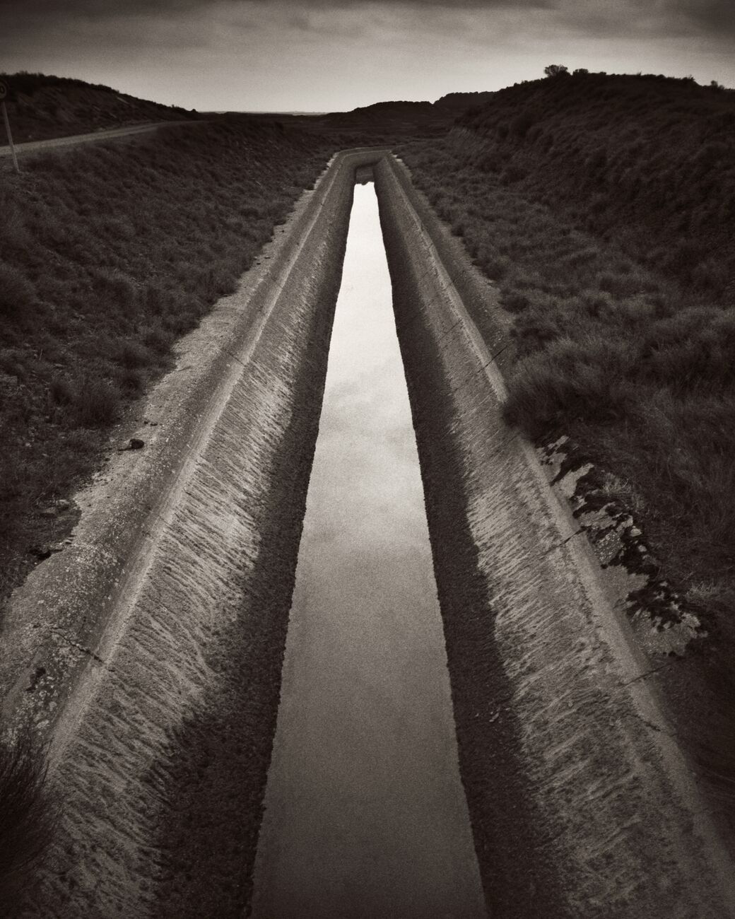 Water Canal, Bardenas Reales, Espagne. Décembre 2021. Ref-11609 - Denis Olivier Photographie d'Art