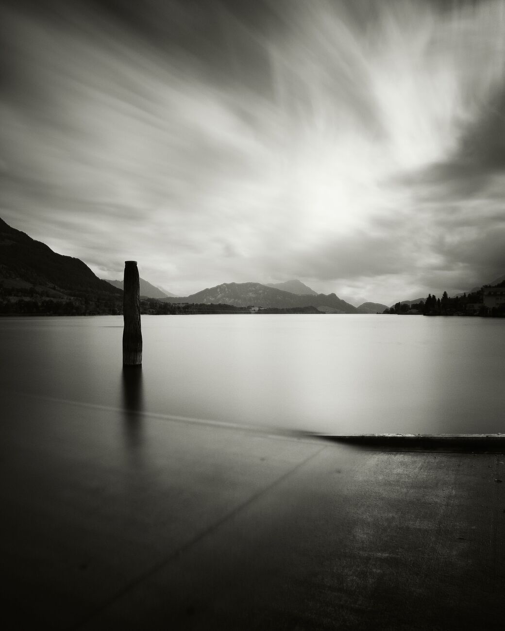 Boat Ramp, Lake Maggiore, Italy. August 2014. Ref-11640 - Denis Olivier Art Photography