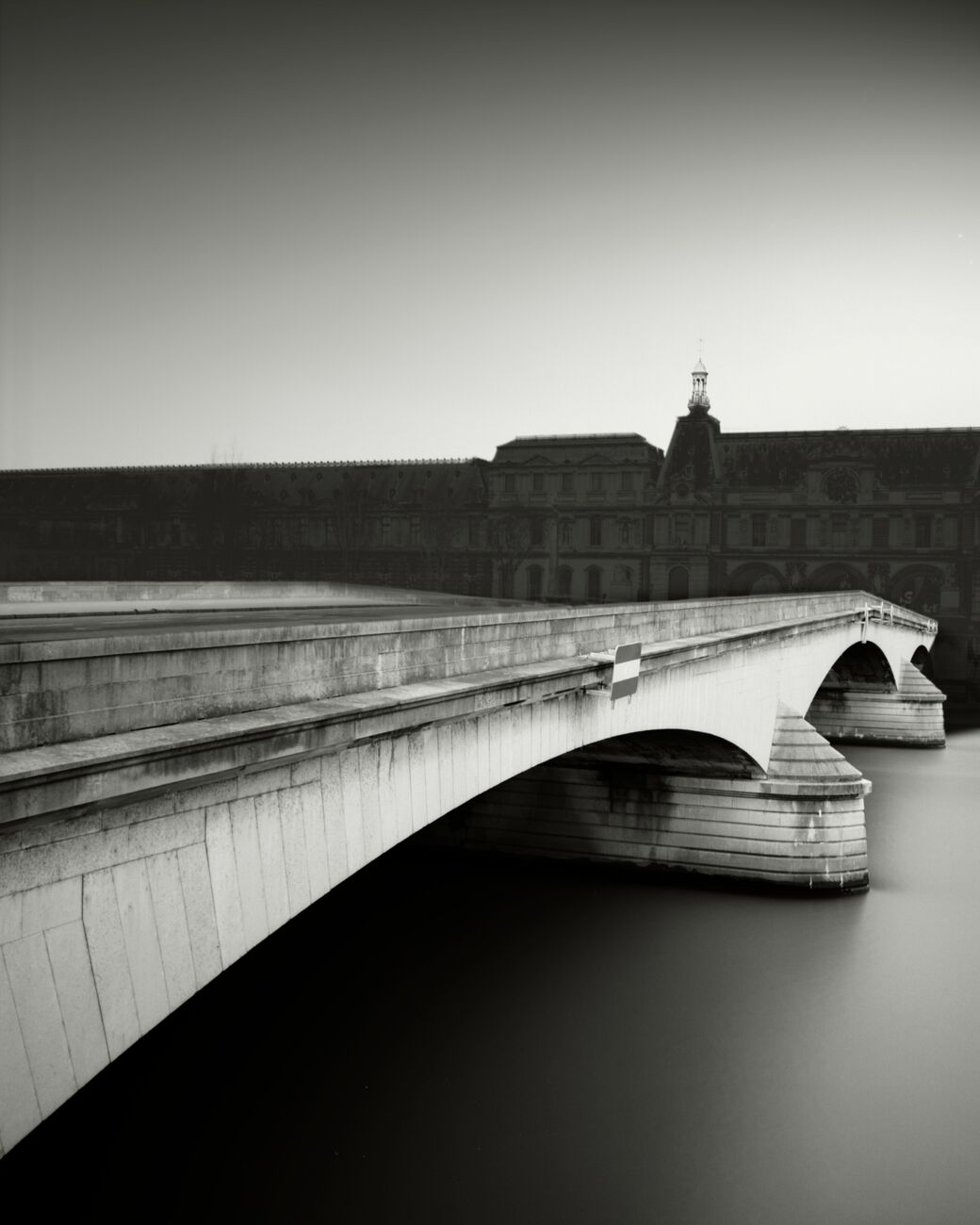 Caroussel Bridge And Louvre, Paris, France. February 2021. Ref-11681 - Denis Olivier Art Photography