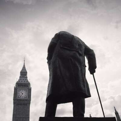 Churchill Statue, London, England. August 2022. Ref-11583 - Denis Olivier Art Photography