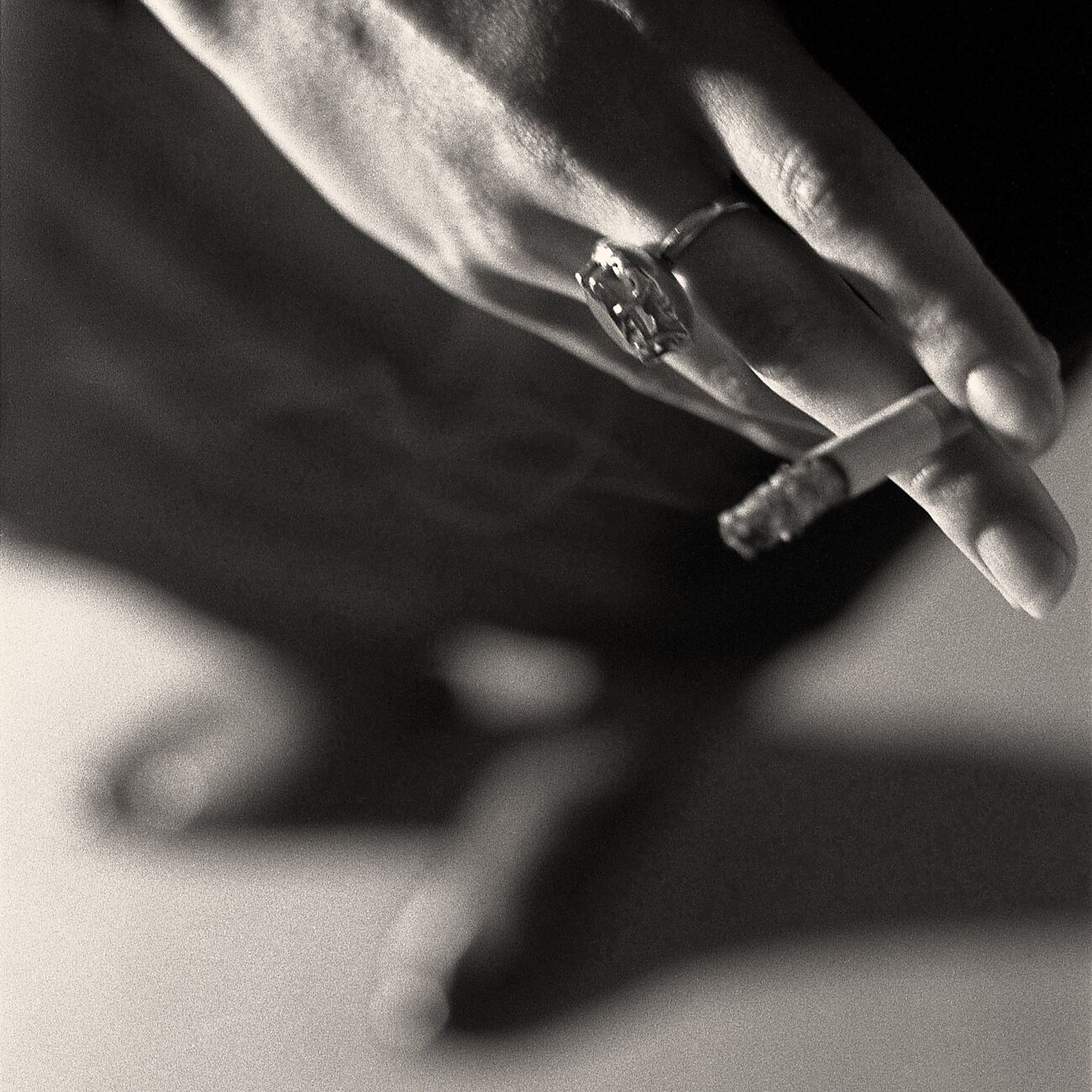 Cigarette, Poitiers, France. April 1991. Ref-823 - Denis Olivier Photography