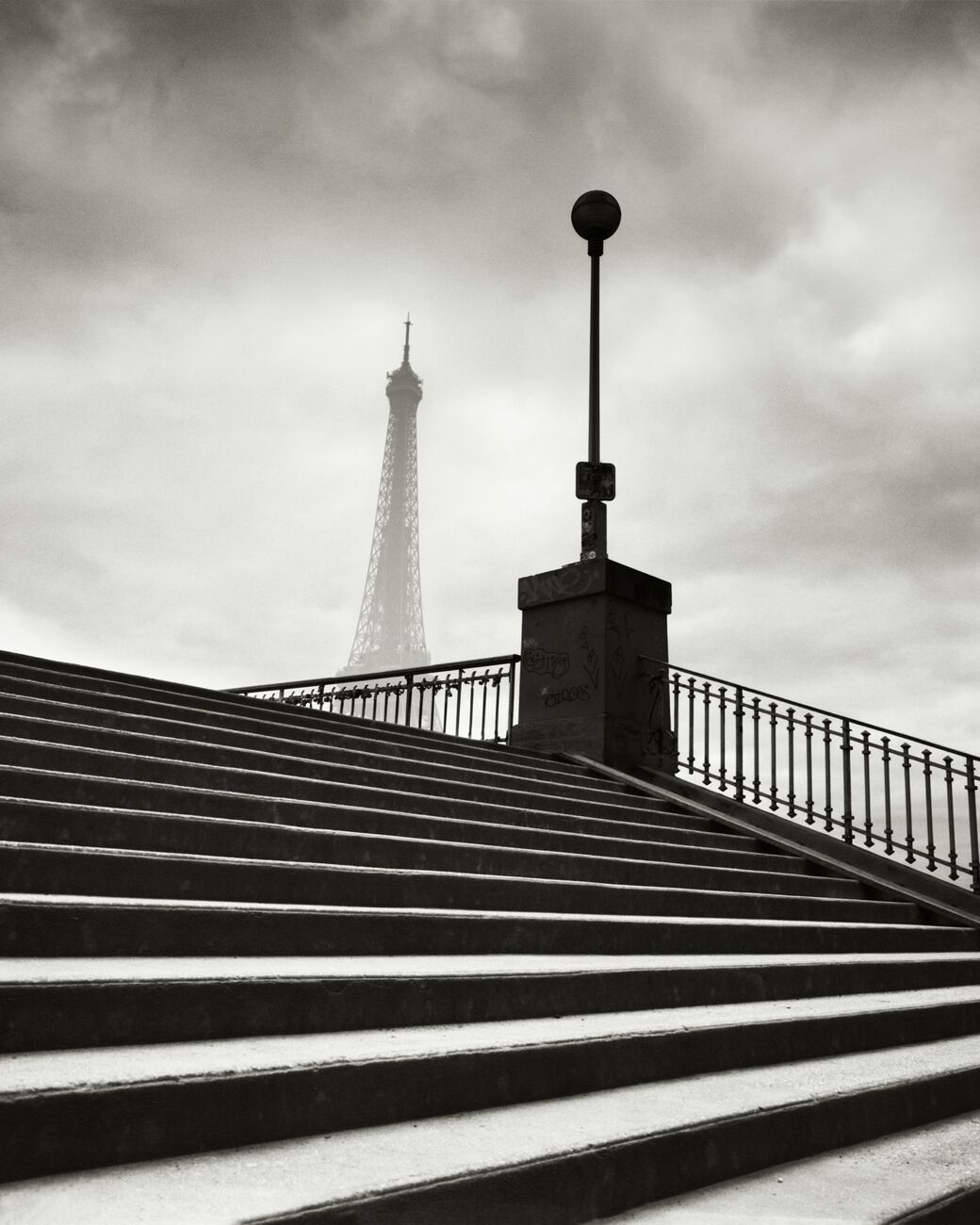 Debilly Stairs, Paris, France. February 2023. Ref-11657 - Denis Olivier Art Photography
