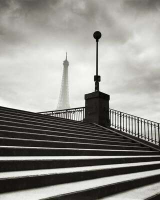 Debilly Stairs, Paris, France. February 2023. Ref-11657 - Denis Olivier Photography