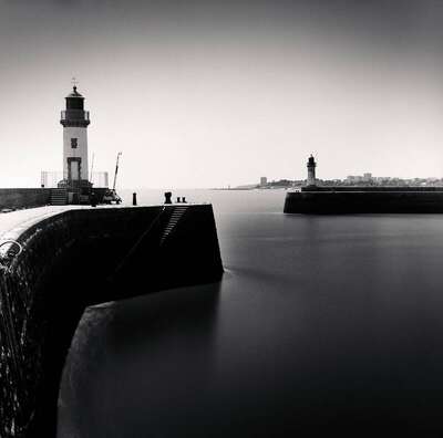 East And West Jetty Lighthouses, Saint-Nazaire, France. August 2020. Ref-1425 - Denis Olivier Art Photography
