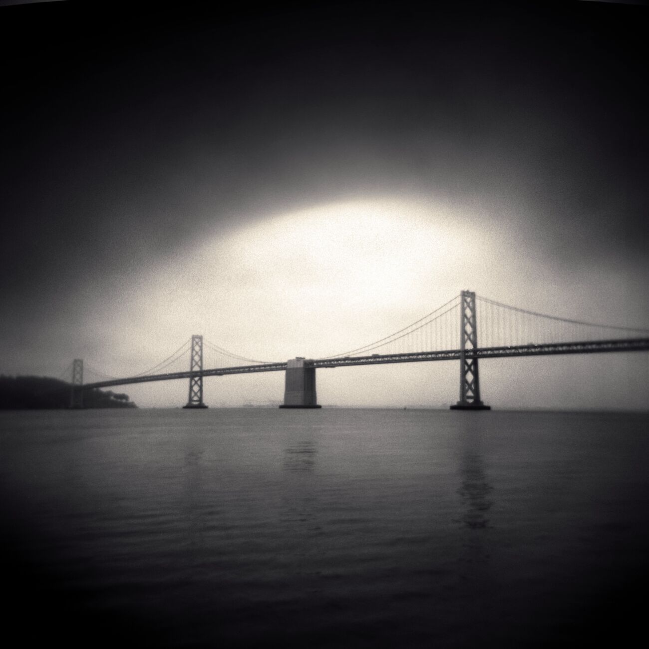 Get a 17.7 x 17.7 in, Foggy Bay Bridge. Ref-1236-4 - Denis Olivier Art Photography