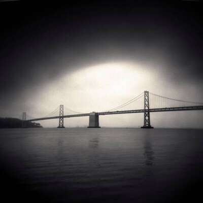 Foggy Bay Bridge, San Francisco, United-States. February 2010. Ref-1236 - Denis Olivier Art Photography