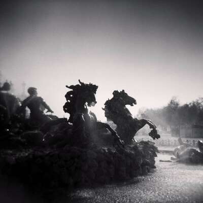 Fountain Horses, study 2, Quinconces, Bordeaux