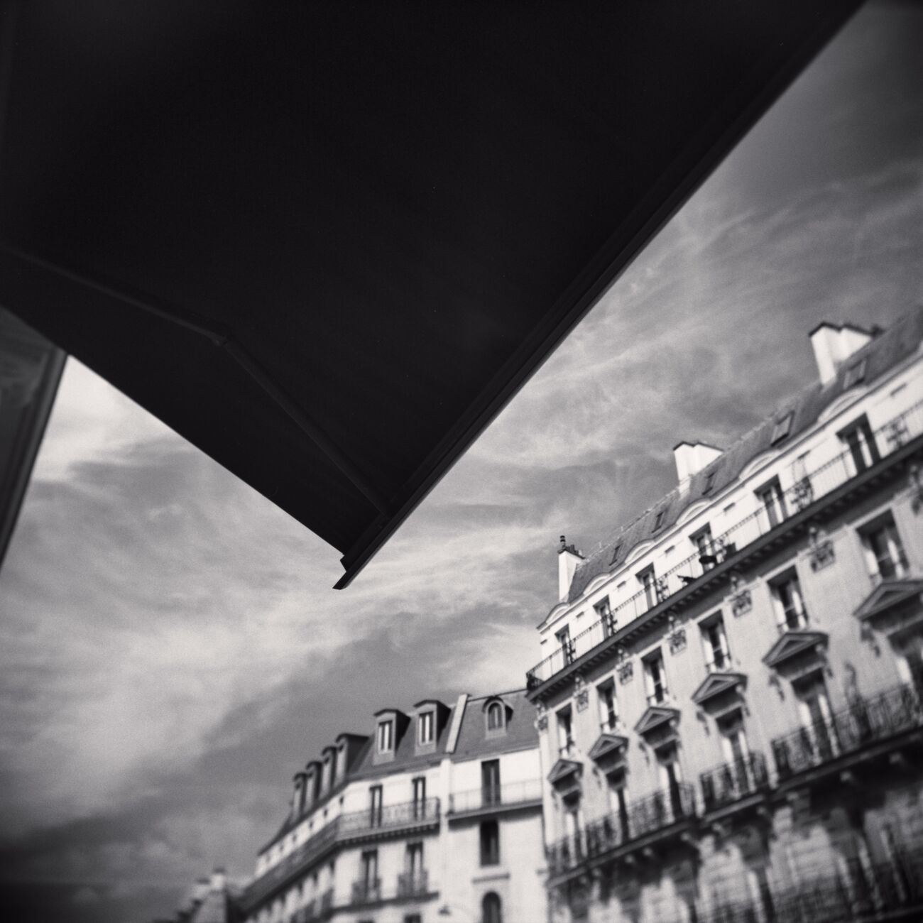 Haussmann Buildings, Auber Street, Paris, France. August 2021. Ref-11480 - Denis Olivier Photography