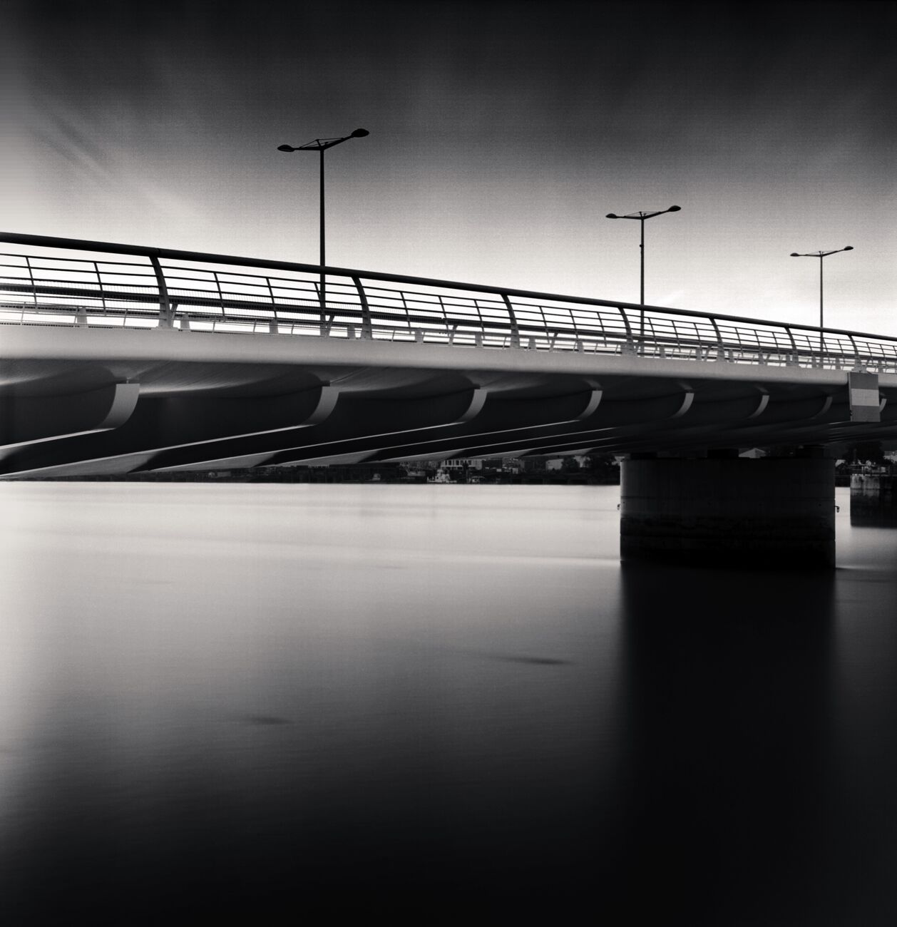 Jacques Chaban-Delmas Bridge, Etude 1, Bordeaux, France. August 2020. Ref-1415 - Denis Olivier Photography