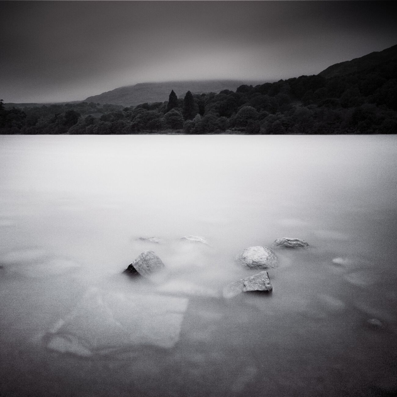 Get a 17.7 x 17.7 in, Lake Stones. Ref-11500-4 - Denis Olivier Art Photography