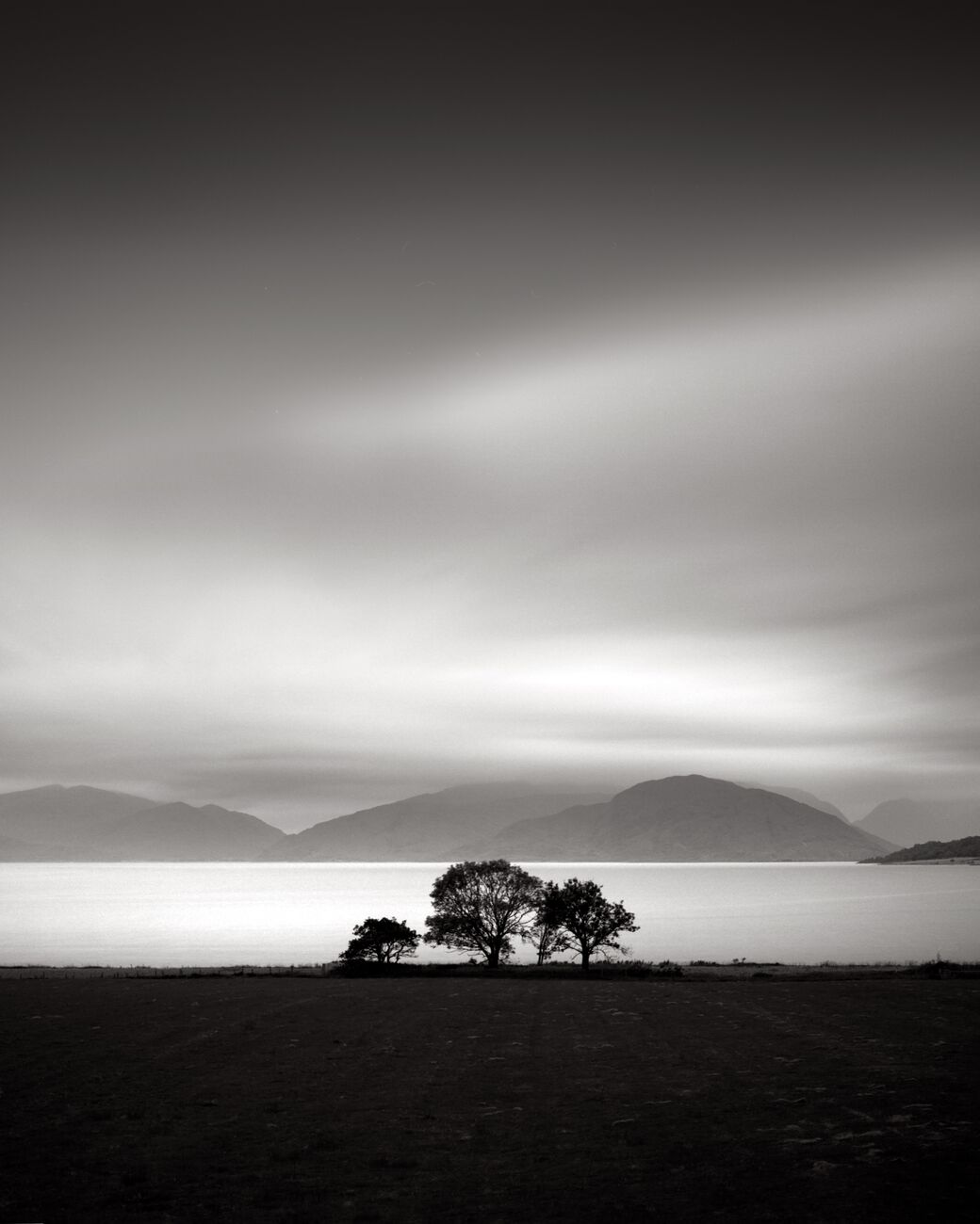 Photography 12.6 x 15.7 in, Loch Linnhe, etude 2. Ref-11615-13 - Denis Olivier Art Photography