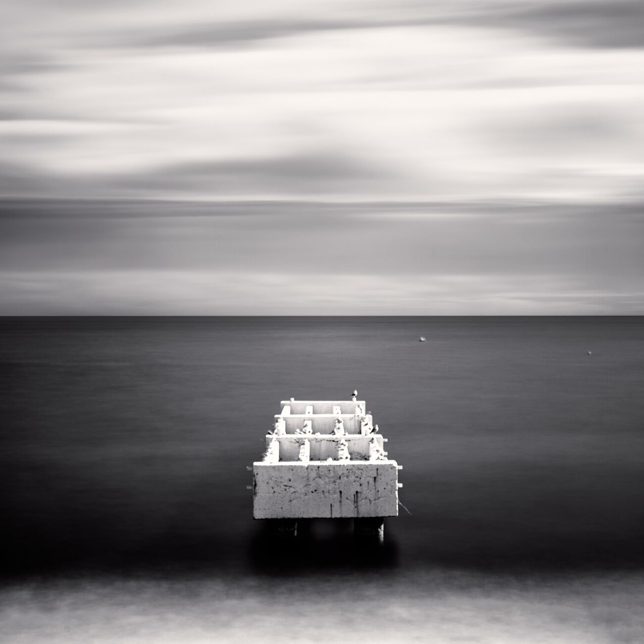 Purchase a 17.7 x 17.7 in, Old Pier, etude 2. Ref-11570-4 - Denis Olivier Photography