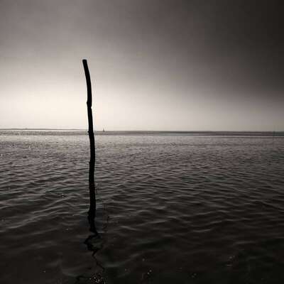 One pole, Port Cassy beach