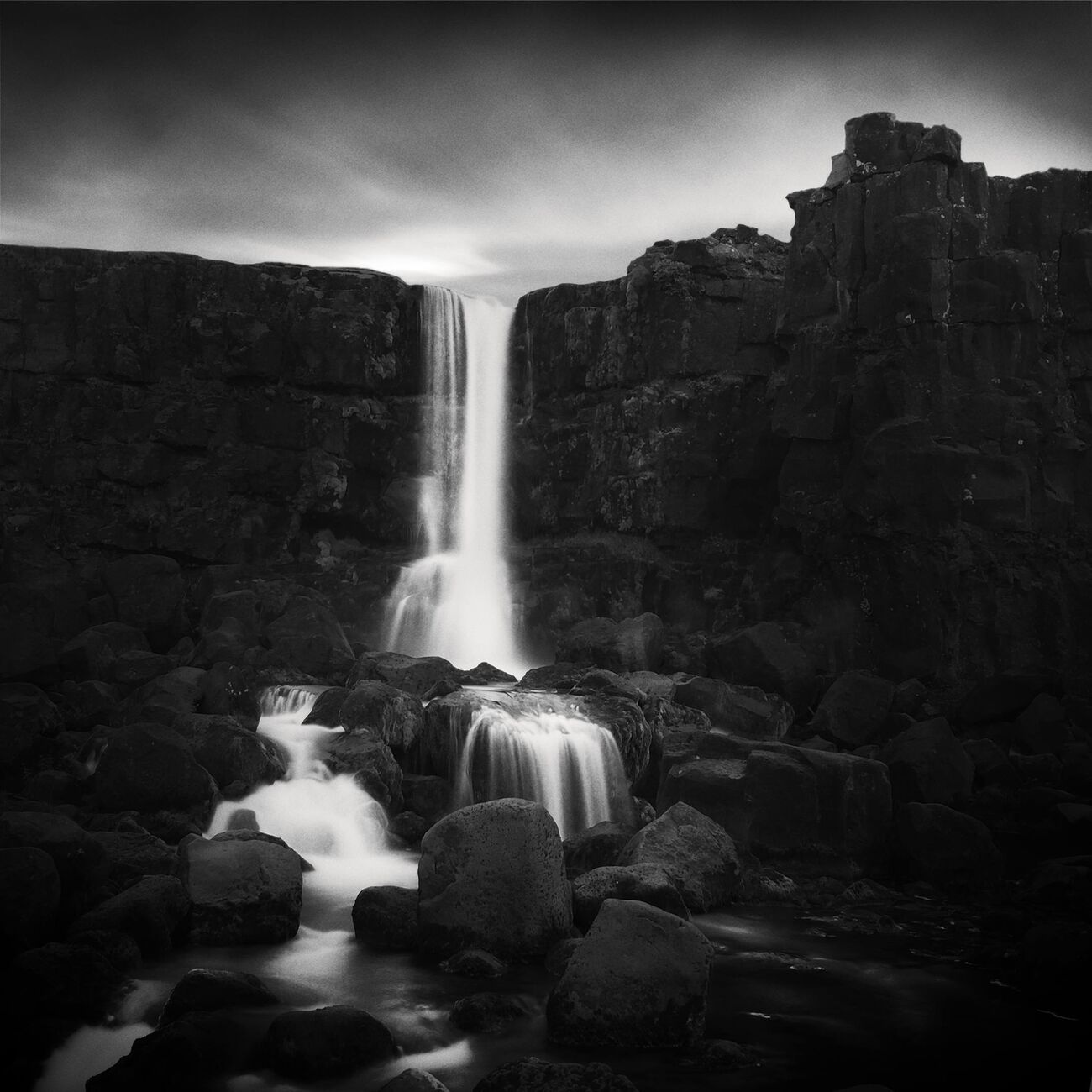 Öxarárfoss Fall, Þingvellir National Park, Iceland. August 2016. Ref-11436 - Denis Olivier Art Photography