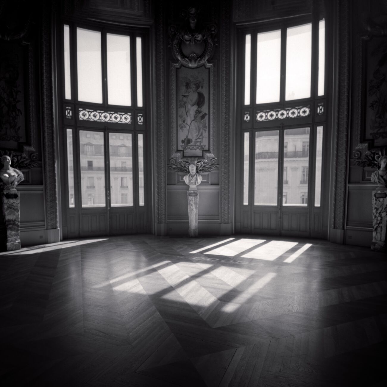 Palace Ballroom Windows, Opera-Garnier, Paris, France. August 2021. Ref-11478 - Denis Olivier Photography