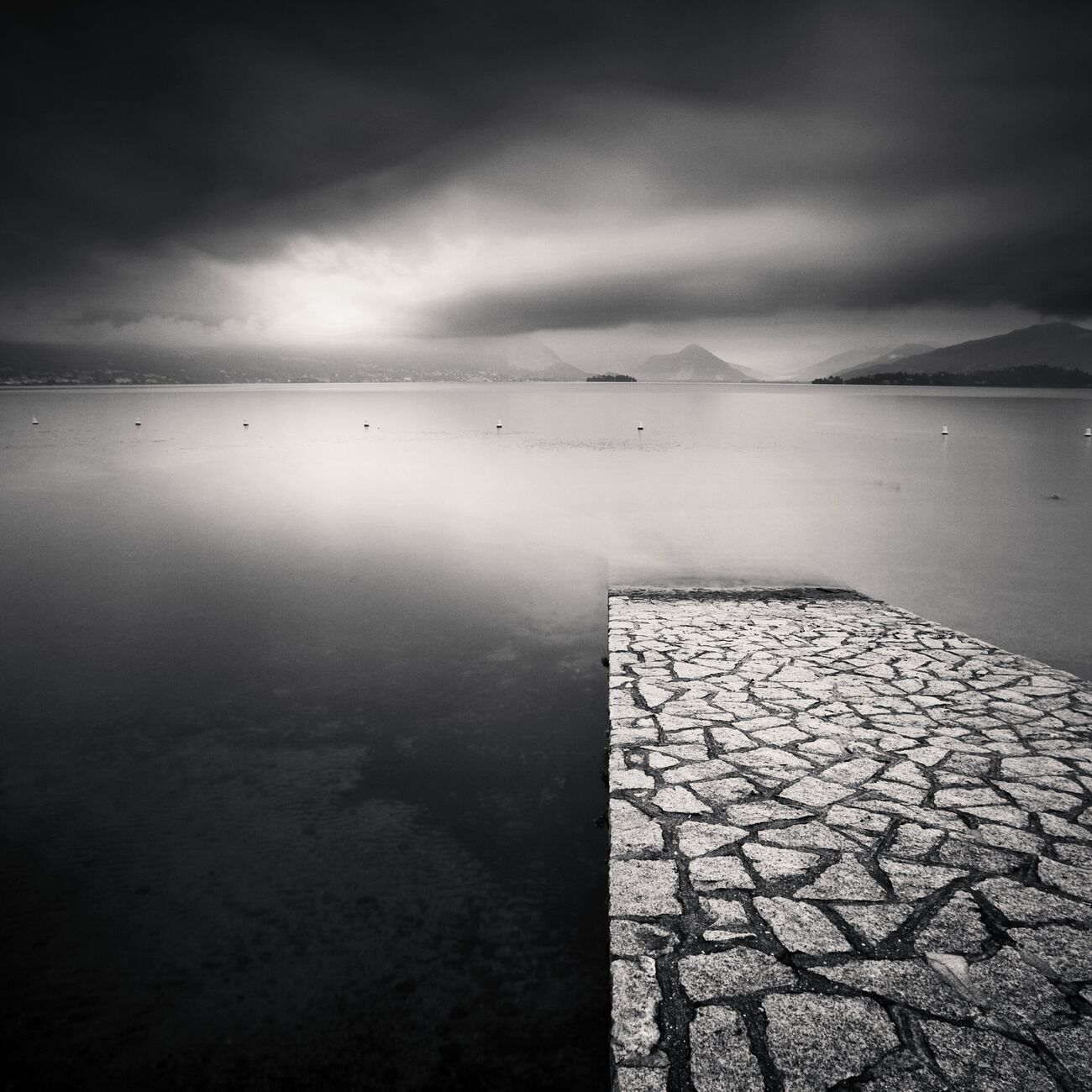 Paved Ramp, Etude 1, Lake Maggiore, Italy. August 2014. Ref-1302 - Denis Olivier Photography