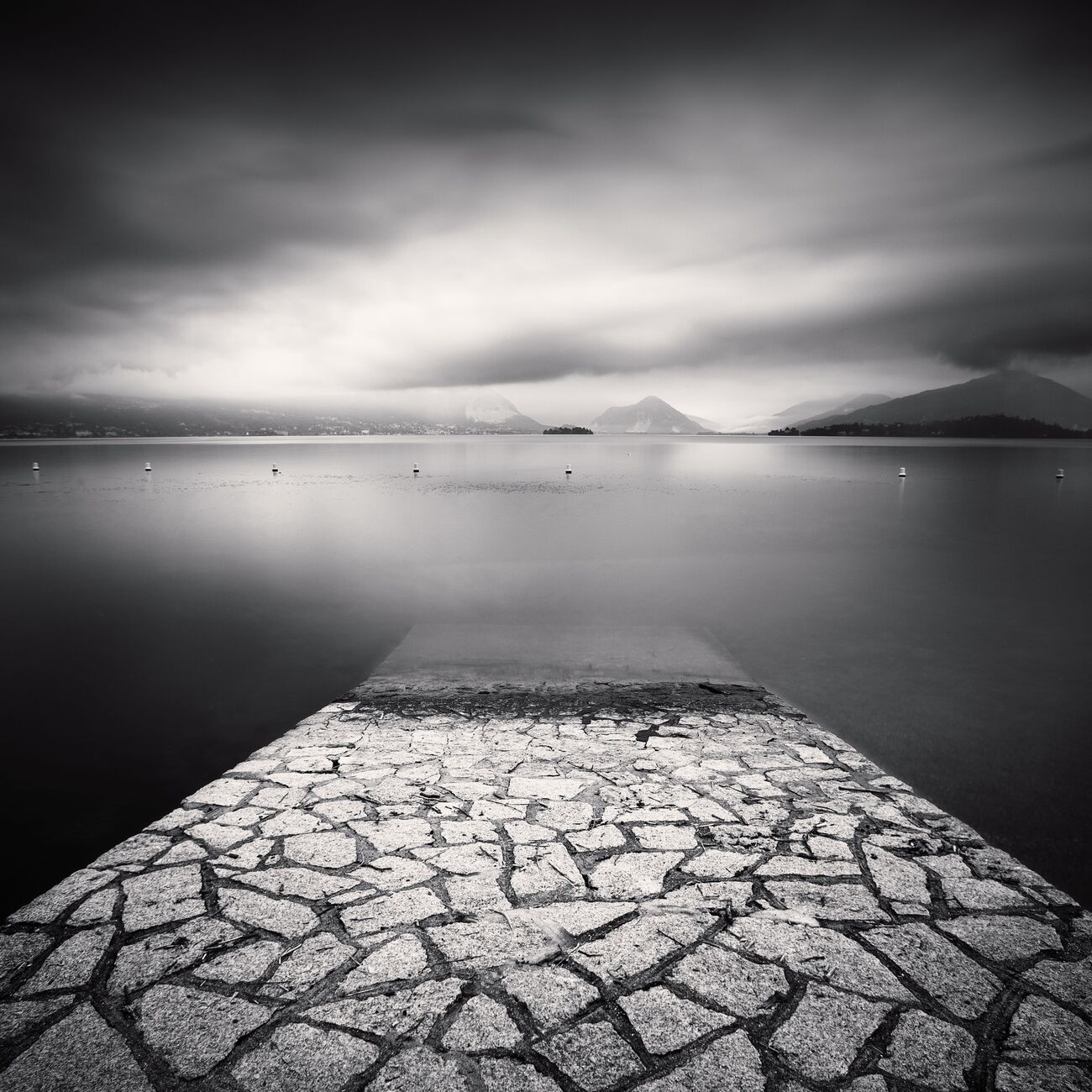 Paved Ramp, Etude 2, Lake Maggiore, Italy. August 2014. Ref-11534 - Denis Olivier Photography