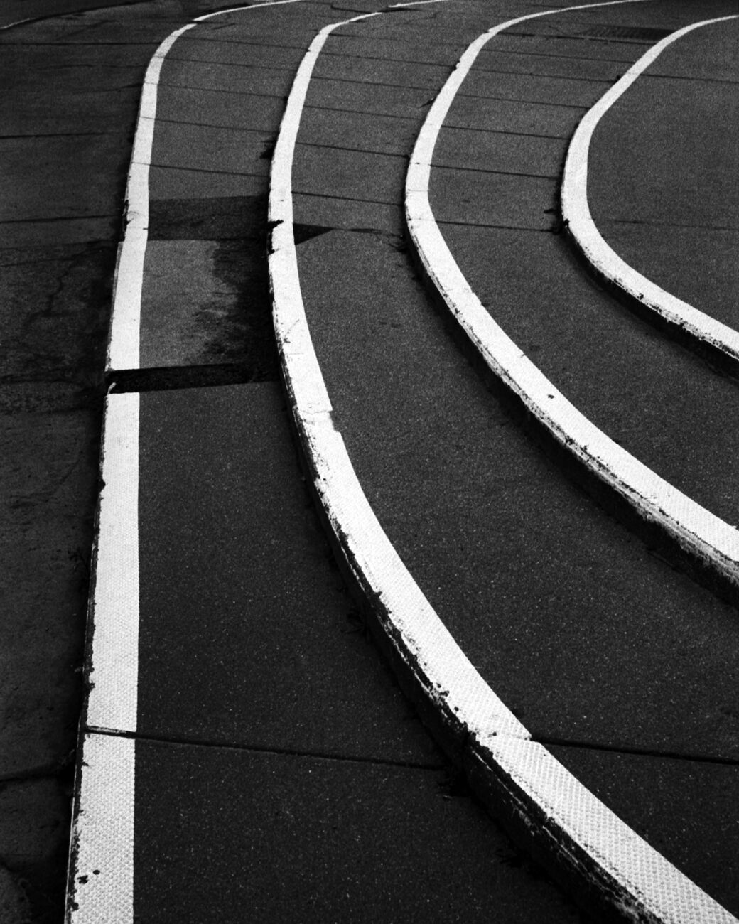 Pavement Scars, Royan, France. December 2022. Ref-11654 - Denis Olivier Photography