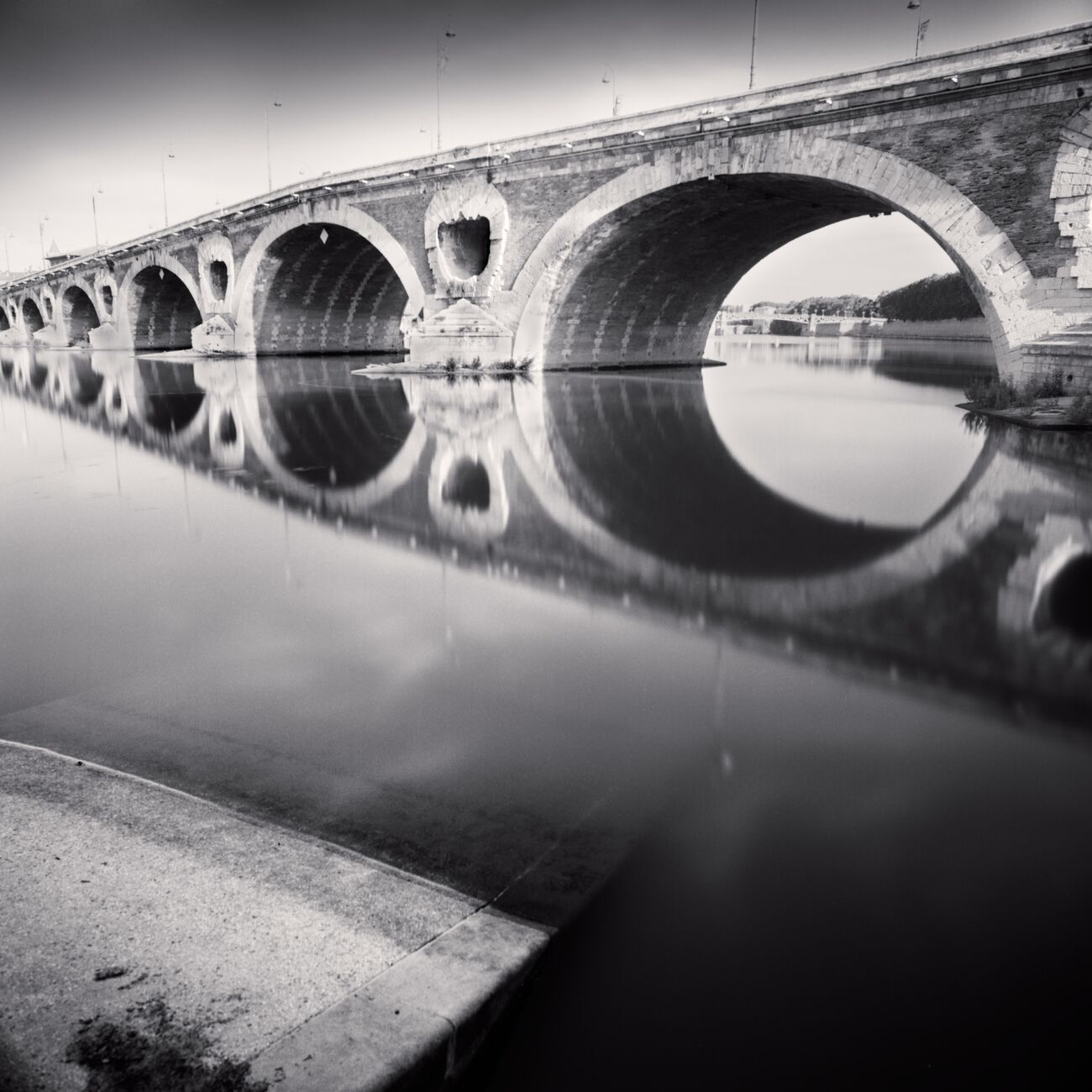 Photography 17.7 x 17.7 in, Pont-Neuf Bridge, etude 2. Ref-11567-4 - Denis Olivier Photography