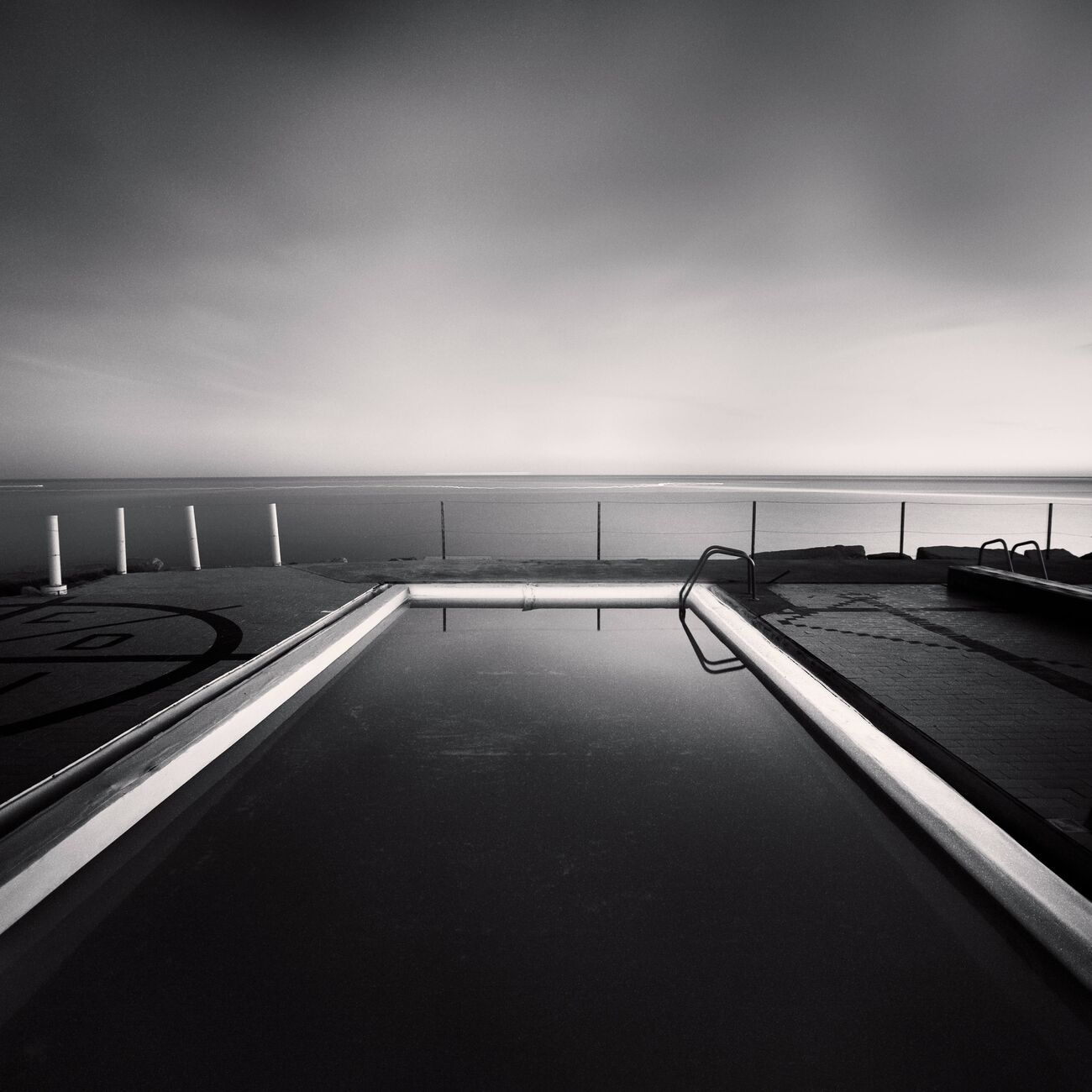 Pool By The Sea, Varazze, Italy. November 2011. Ref-11502 - Denis Olivier Photography
