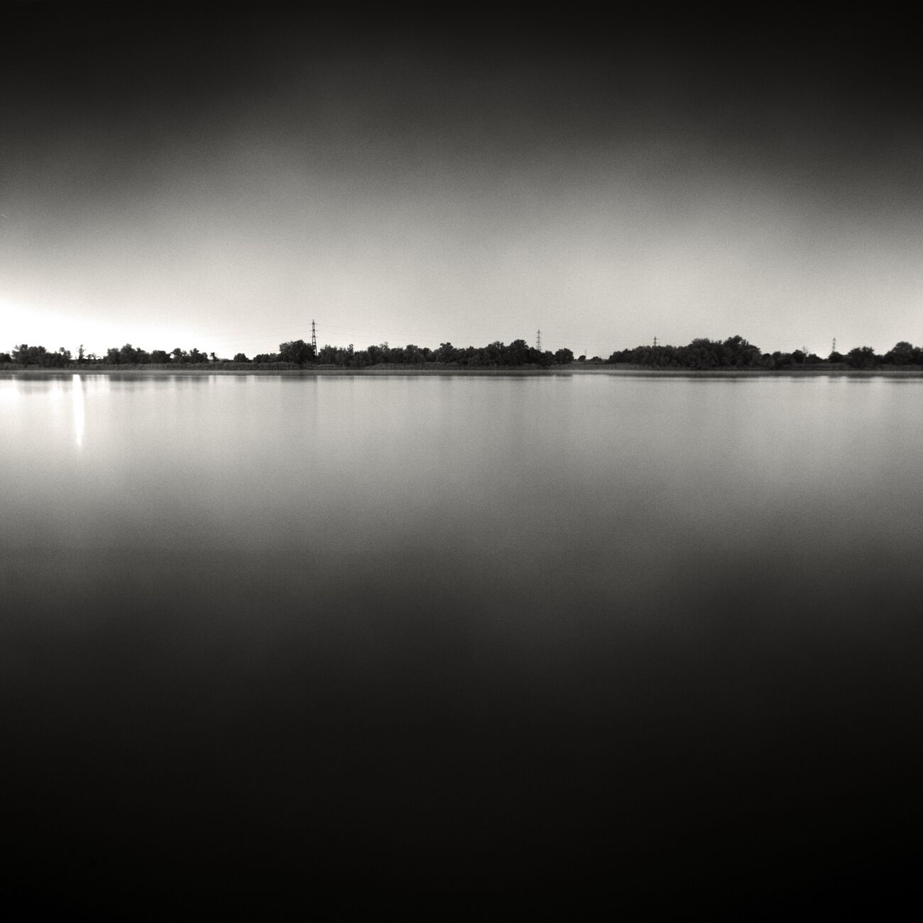 Purchase a 27.6 x 27.6 in print of photograph Riverside At Dusk. Ref-1221-5 - Denis Olivier Photography