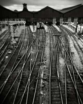 Saint-Lazare Rail Station, Paris, France. February 2022. Ref-11679 - Denis Olivier Art Photography