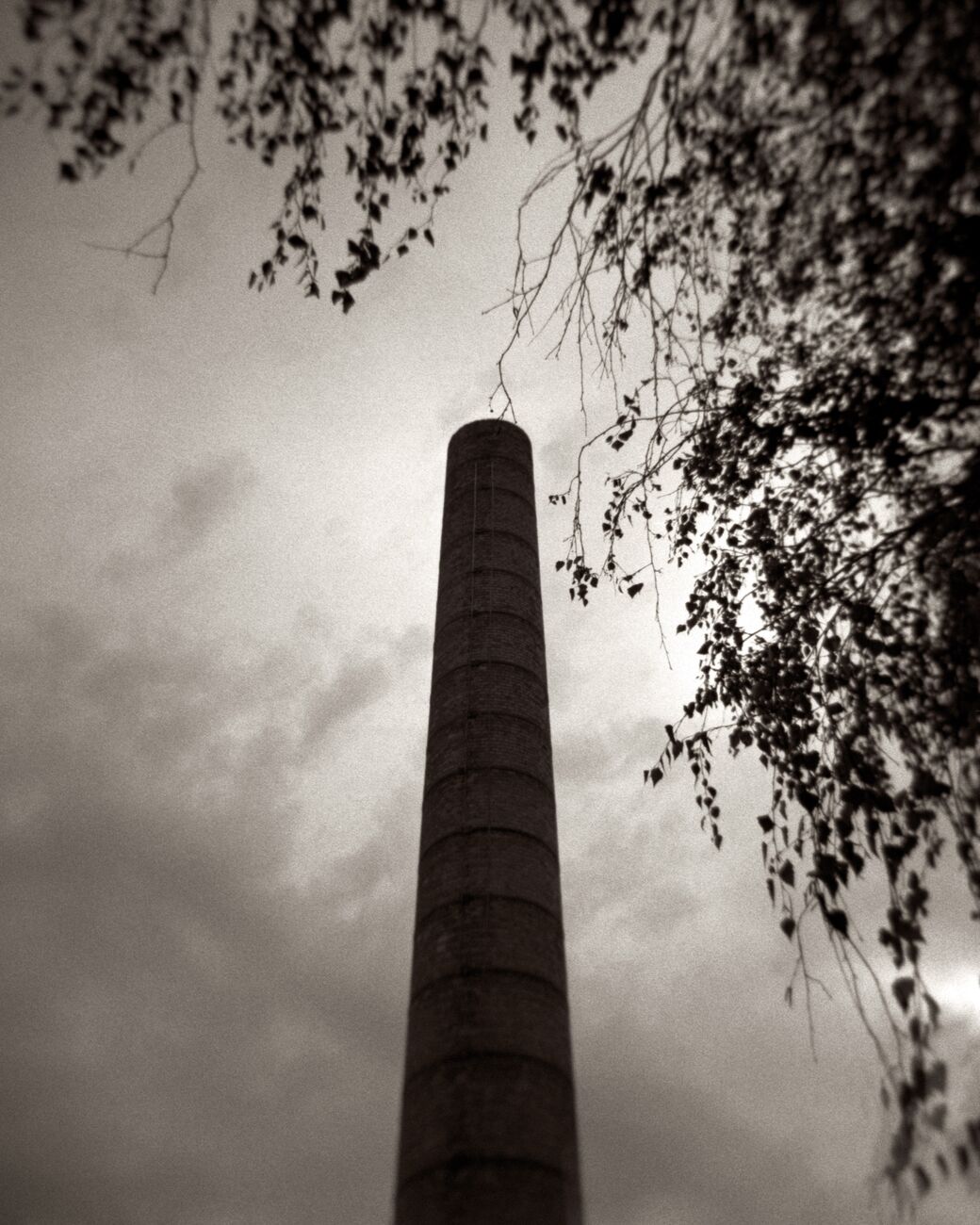 Photography 7.2 x 9.1 in, Smokestack. Ref-11604-2 - Denis Olivier Photography