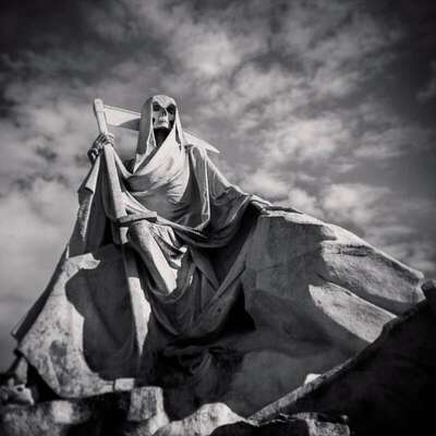 The Grim Reaper, study 1, Chartreuse Cemetery, Bordeaux