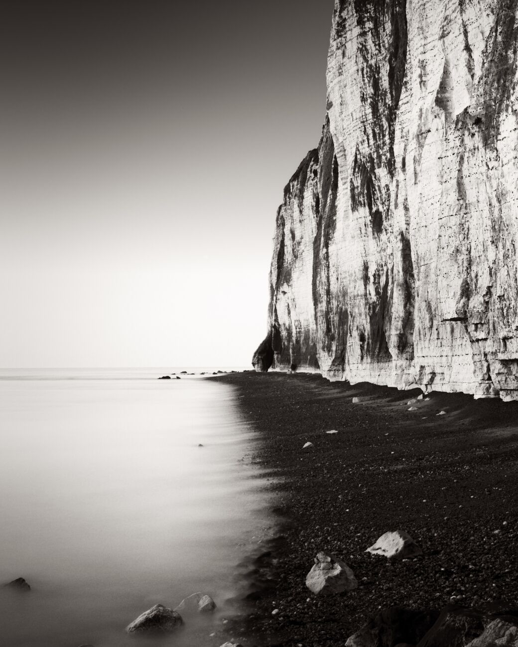 White Ocean Cliff, Les-Petites-Dalles, Normandy, France. October 2024 ...