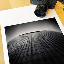 Art and collection photography Denis Olivier, 20 Fenchurch Street (The Walkie-Talkie), The City, London, England. April 2014. Ref-1360 - Denis Olivier Art Photography, large original 15.7 x 15.7 inches fine-art photograph print in limited edition, medium-format Fuji GSW690III camera