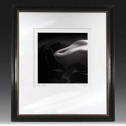 Art and collection photography Denis Olivier, Anne, Poitiers, France. April 1990. Ref-998 - Denis Olivier Art Photography, original fine-art photograph in limited edition and signed in black and gold wood frame