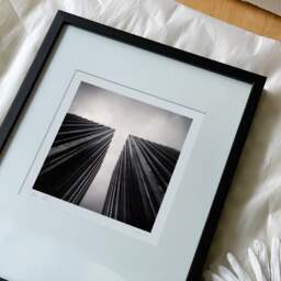 Art and collection photography Denis Olivier, Aqua Dojima NBF Tower, Etude 2, Dojimahama, Osaka, Japan. July 2014. Ref-11580 - Denis Olivier Photography, reception and unpacking of an original fine-art photograph in limited edition and signed in a black wooden frame