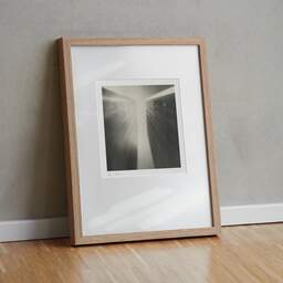 Art and collection photography Denis Olivier, Aqua Dojima NBF Tower, Etude 3, Osaka, Japan. July 2014. Ref-1296 - Denis Olivier Photography, original fine-art photograph in limited edition and signed in light wood frame