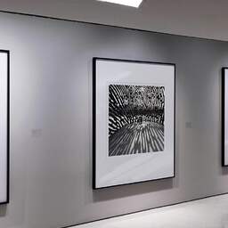 Art and collection photography Denis Olivier, Aterpe Fingerprint Sculpture, Bilbao, Spain. February 2022. Ref-11591 - Denis Olivier Art Photography, Exhibition of a large original photographic art print in limited edition and signed