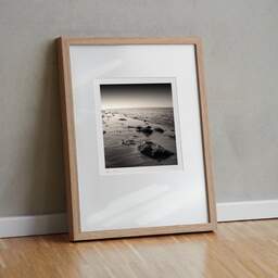 Art and collection photography Denis Olivier, Banc D'Arguin, Dune Du Pyla, France. February 2006. Ref-902 - Denis Olivier Photography, original fine-art photograph in limited edition and signed in light wood frame