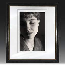 Art and collection photography Denis Olivier, Barbara, Poitiers, France. March 1991. Ref-84 - Denis Olivier Photography, original fine-art photograph in limited edition and signed in black and gold wood frame
