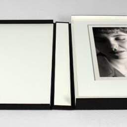 Art and collection photography Denis Olivier, Barbara, Poitiers, France. March 1991. Ref-84 - Denis Olivier Photography, photograph with matte folding in a luxury book presentation box