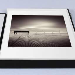 Art and collection photography Denis Olivier, Bench, Punta De La Dehesa, Spain. May 2007. Ref-1096 - Denis Olivier Art Photography, large original 15.7 x 15.7 inches fine-art photograph print in limited edition, Leica M7 film 24x36 camera