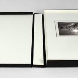 Art and collection photography Denis Olivier, Blossac Park, Poitiers, France. January 1990. Ref-80 - Denis Olivier Photography, photograph with matte folding in a luxury book presentation box