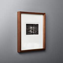 Art and collection photography Denis Olivier, Blossac Park, Poitiers, France. January 1990. Ref-89 - Denis Olivier Photography, original fine-art photograph in limited edition and signed in dark wood frame