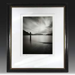 Art and collection photography Denis Olivier, Boat Ramp, Lake Maggiore, Italy. August 2014. Ref-11640 - Denis Olivier Art Photography, original fine-art photograph in limited edition and signed in black and gold wood frame